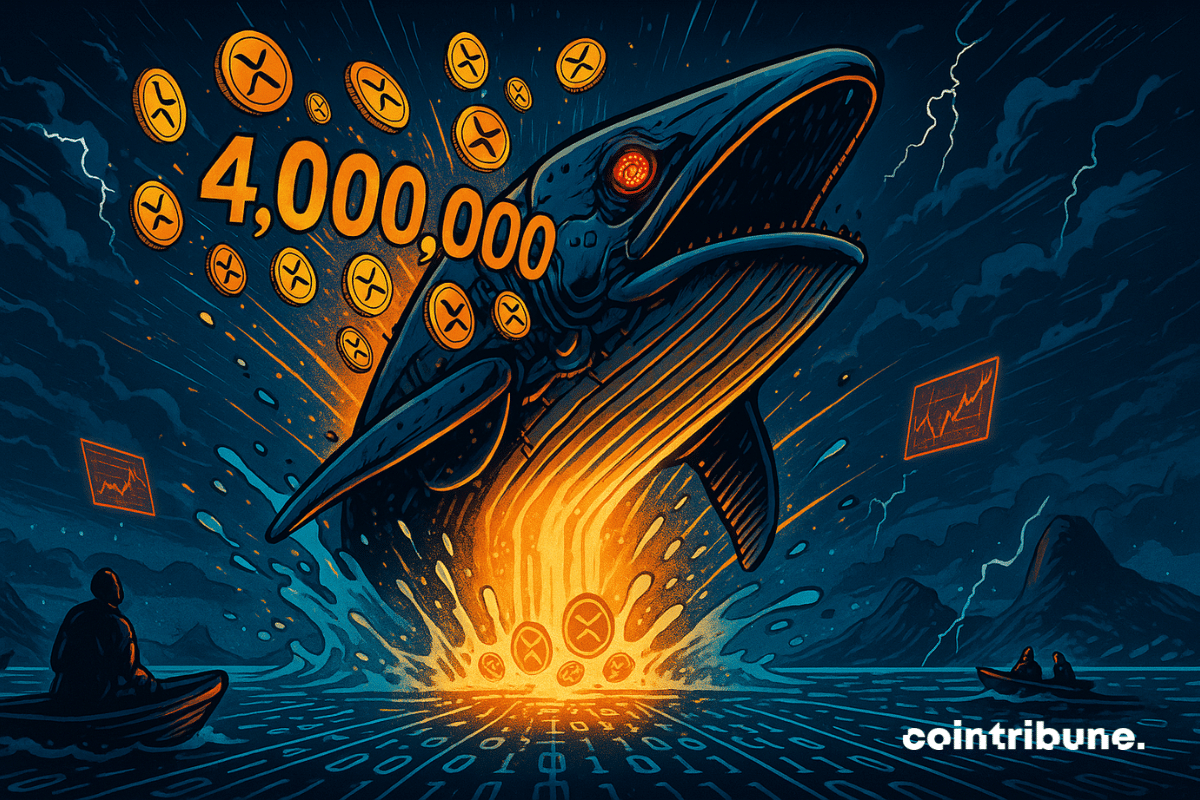 The XRP whales wake up: 4,000,000 tokens moved in 72 hours!