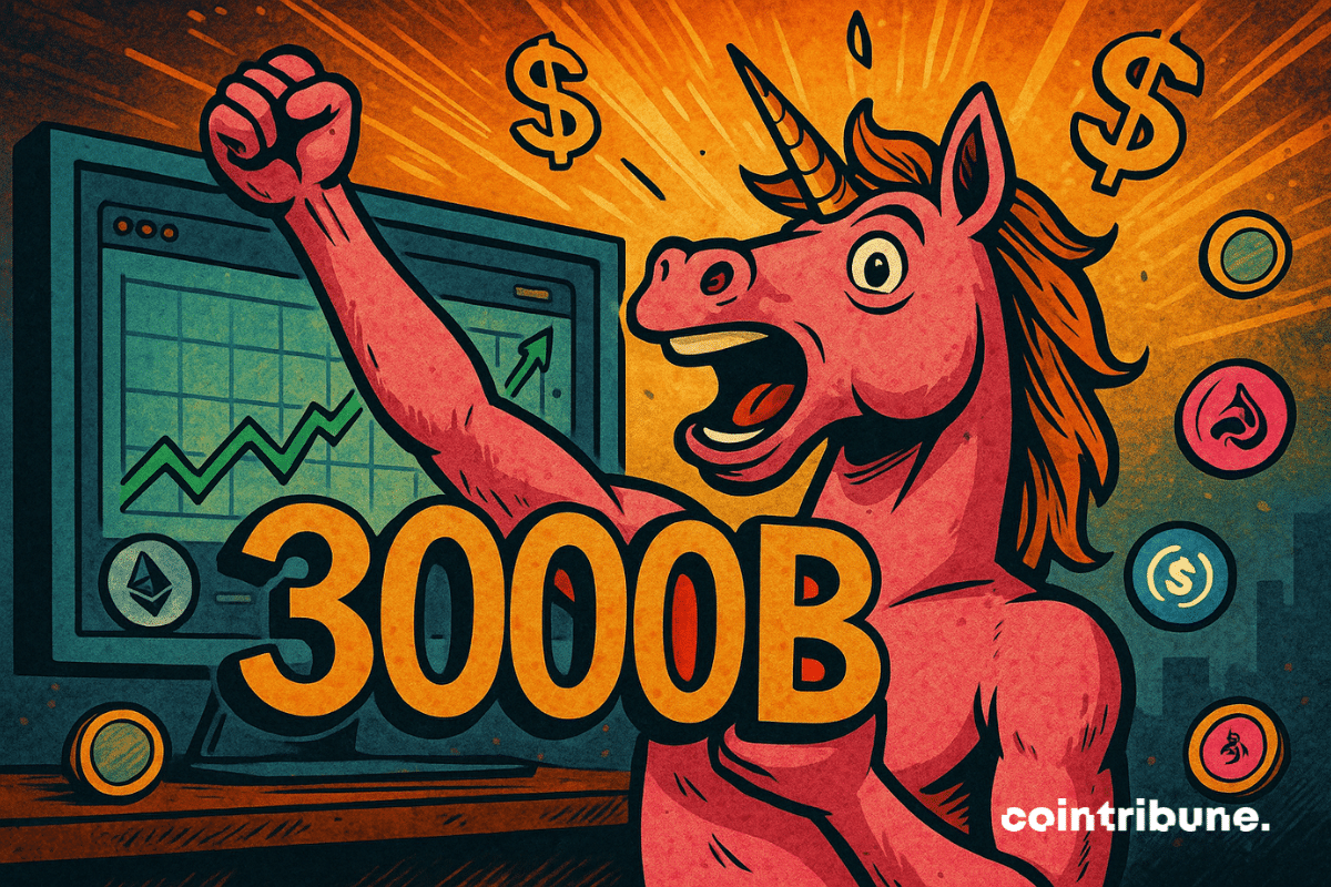 Crypto: UNISWAP spans the meters with $ 3,000 billion in volume!