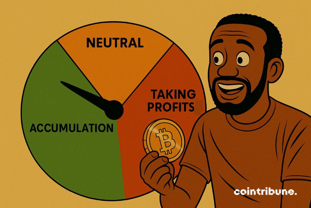 The Bitcoin market remains far from a distribution phase. The STH-SOPR has not crossed the critical threshold which signals an excess of profits.