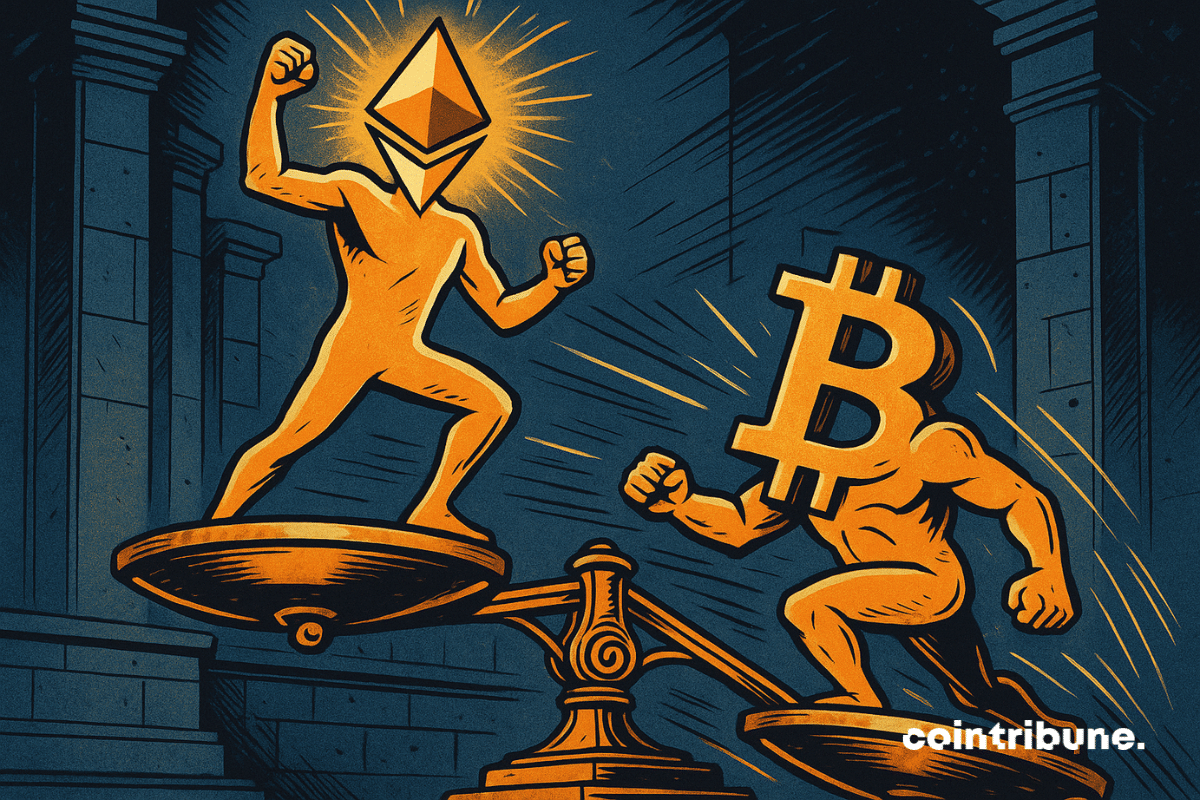 Ethereum has touches its lowest point against Bitcoin since 2020