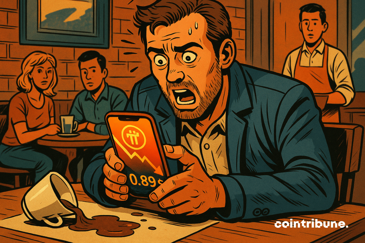 Free fall for Pi Network: Under the $ 1, investor confidence vacillates