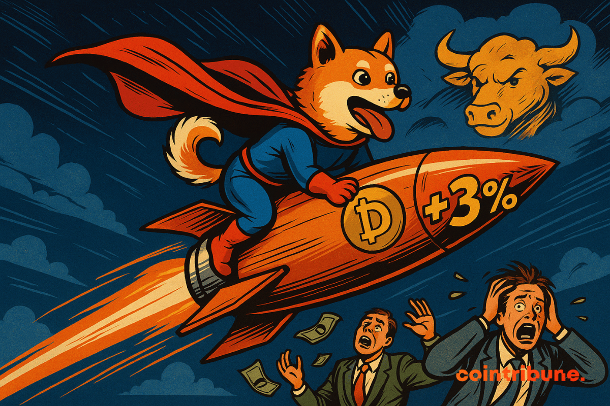 Dogecoin leaps, pushing the sellers uncovered to the liquidation