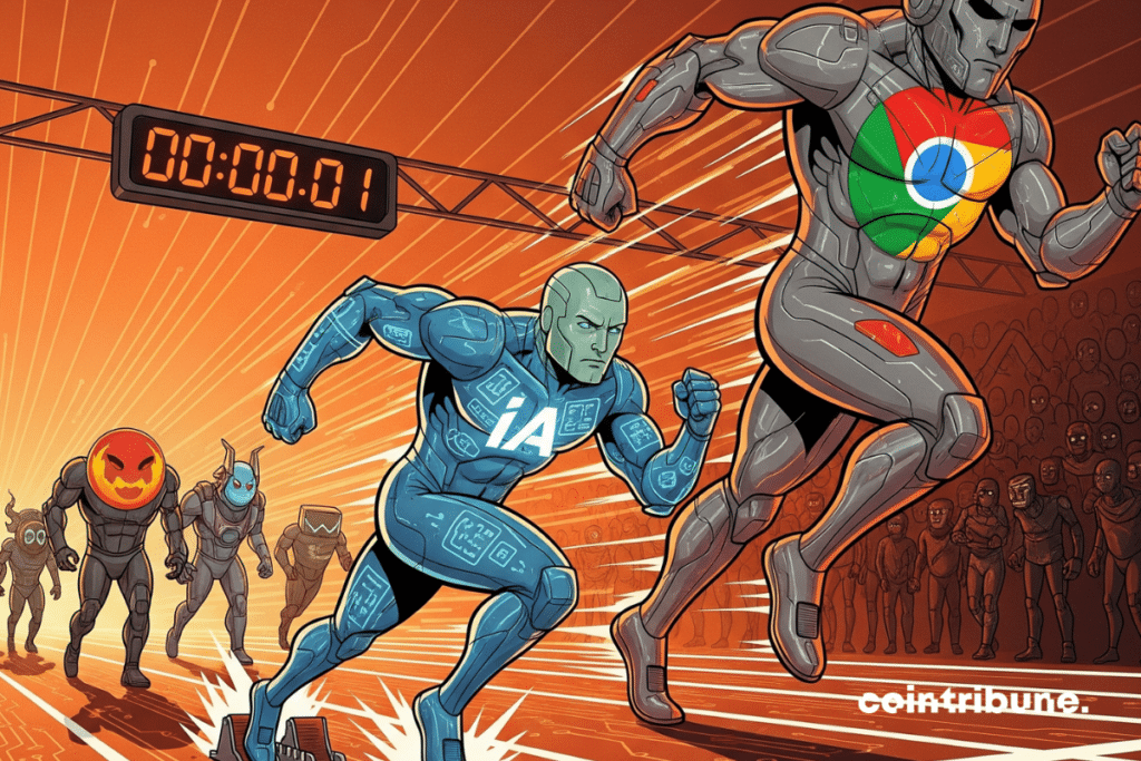 Android IA ready to sprint, dominating Chrome in a futuristic race