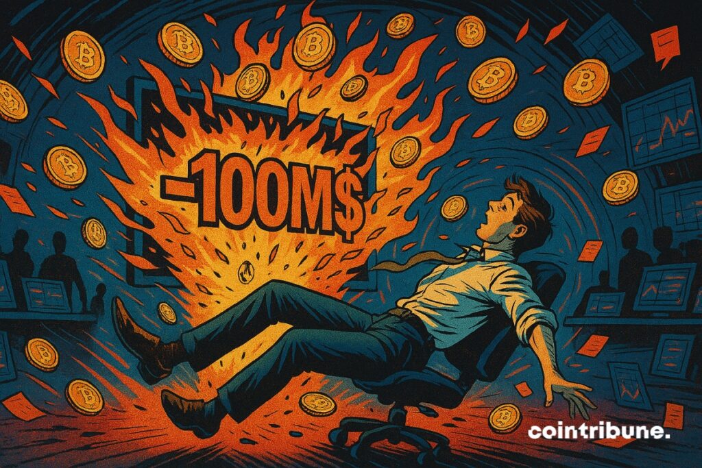 A trader propelled back by an explosion of losses of $ 100 million in a Bitcoin bet on hyperliquid.