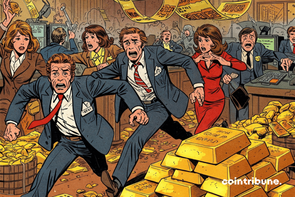 Scholarship alert with investors who rush to gold