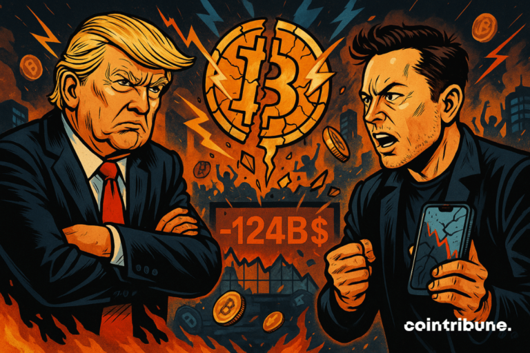 The Trump-Musk clash triggers a massacre on cryptos