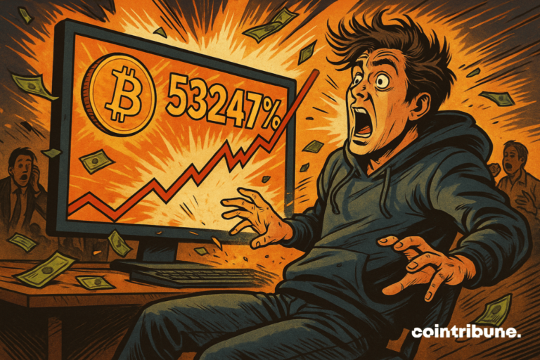 Bitcoin reverses the market with a shock of 53,247 %