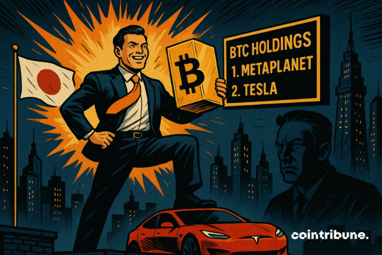 Bitcoin: Metaplanet buys 1 234 BTC and exceeds Tesla
