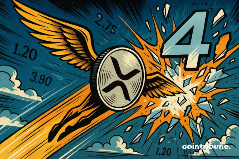 Crypto: The XRP targets $ 4 on new bases!