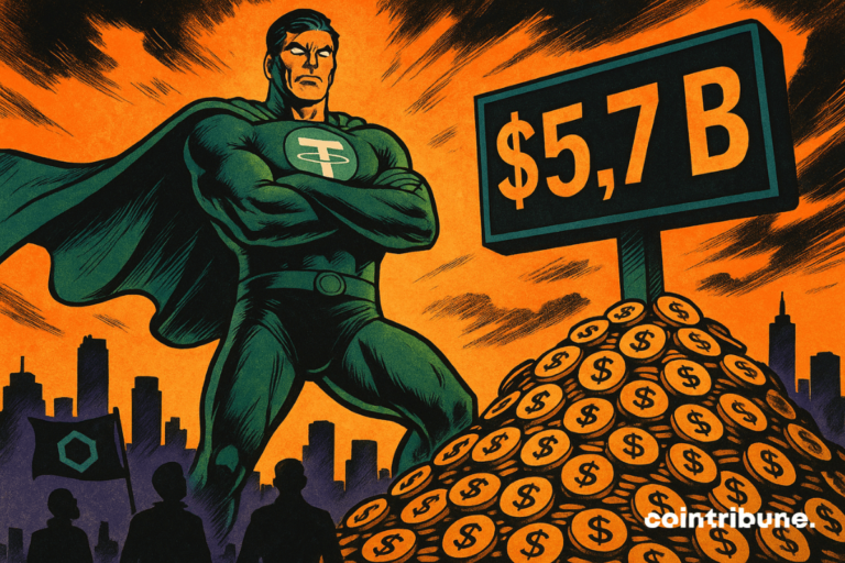Tether confirms his supremacy with $ 5.7 billion in six months