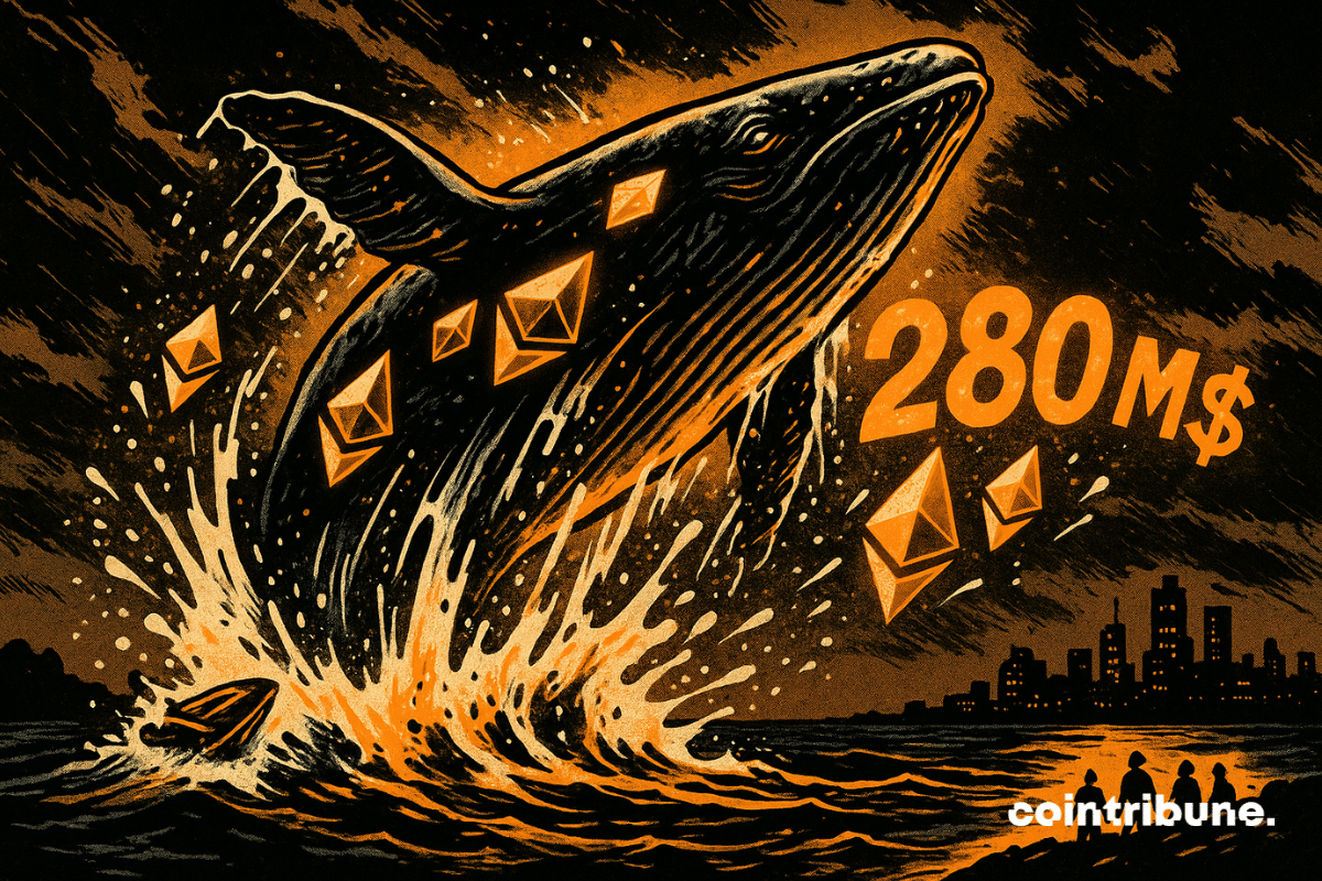 Crypto: Ethereum attracts nearly $ 280 million in 24 hours