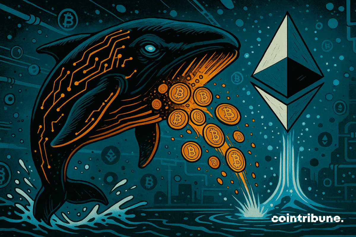 A whale converts 2,000 bitcoins to Ethereum on hyperliquid