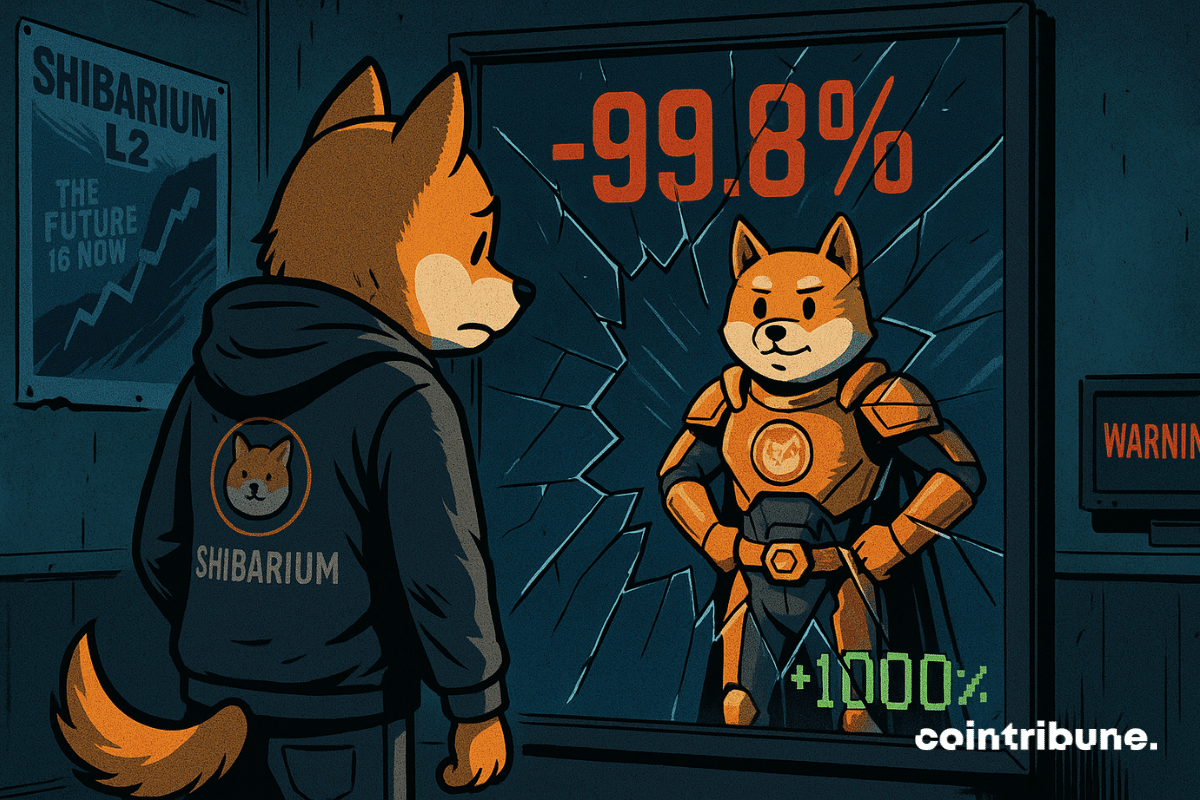 Crypto: shibarium collapses by 99.8 % in ten days