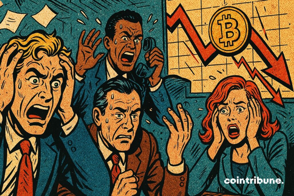 Bitcoin investors in shock after the fall of the BTC.