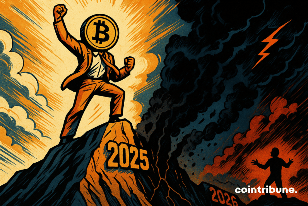 The rise, then the fall of Bitcoin in 2026.