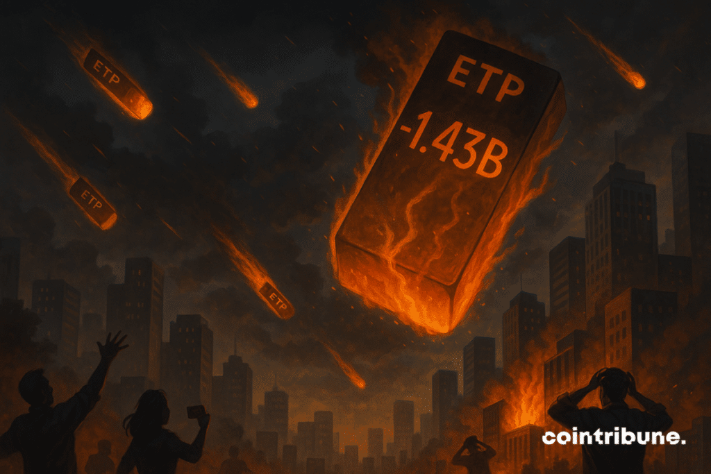 ETP crypto fall from the sky like meteors.