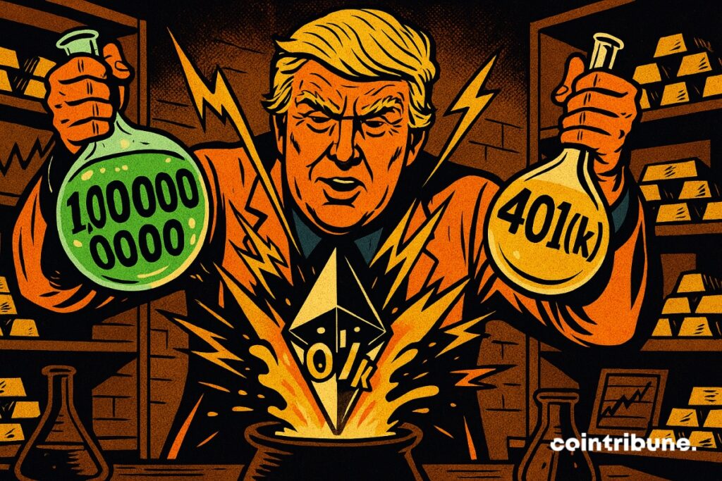 Donald Trump in alchemists which puts $ 1 billion and 401 (K) in a pot that transforms Ethereum.