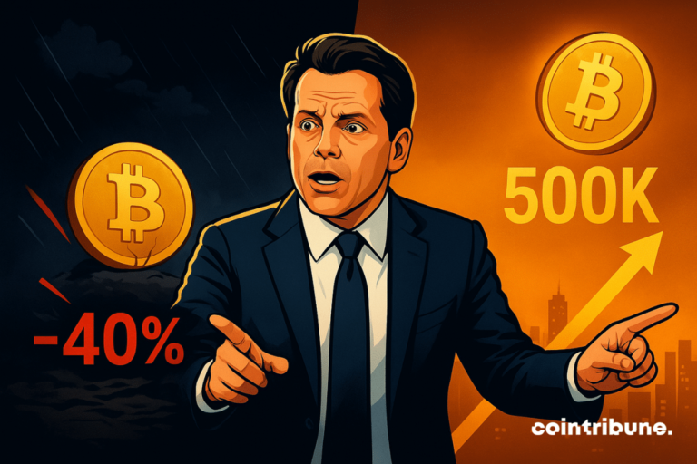 Scaramucci warns: Bitcoin could dive by 40 % before aiming for $ 500,000
