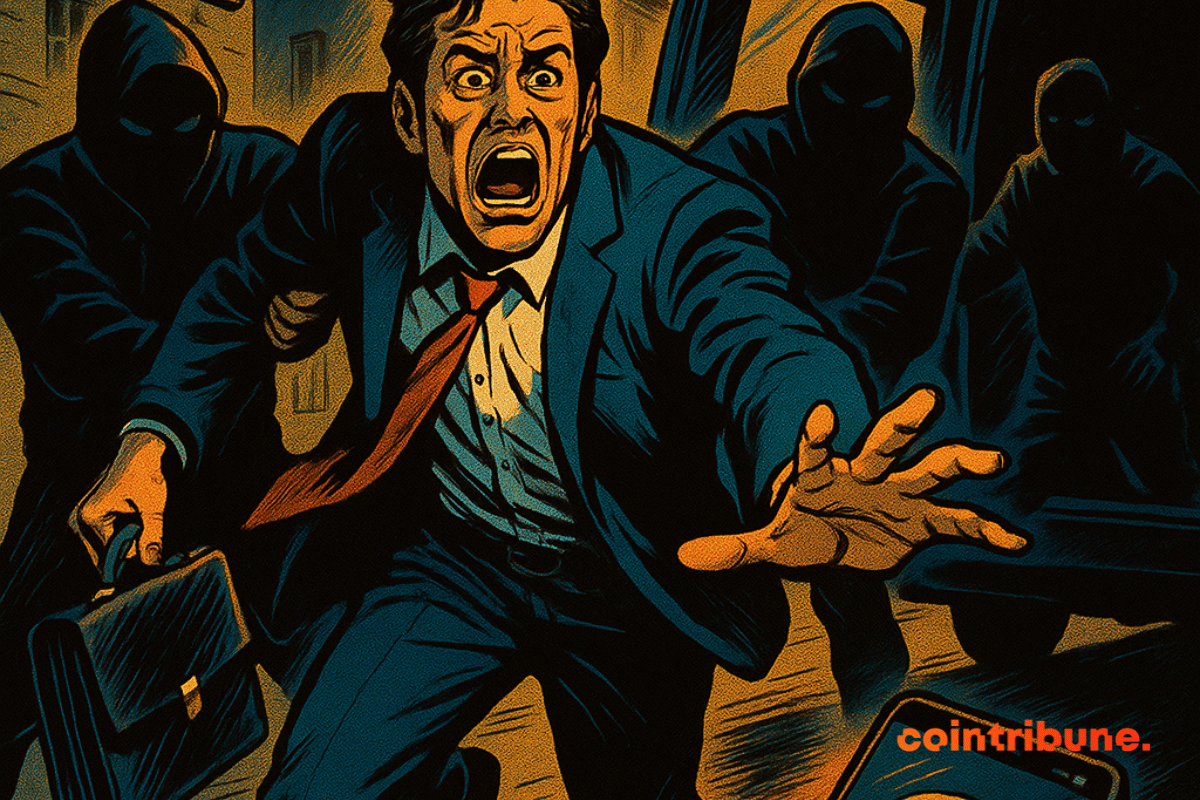 The CEO of a crypto platform would have been removed in the street at Le Bourget