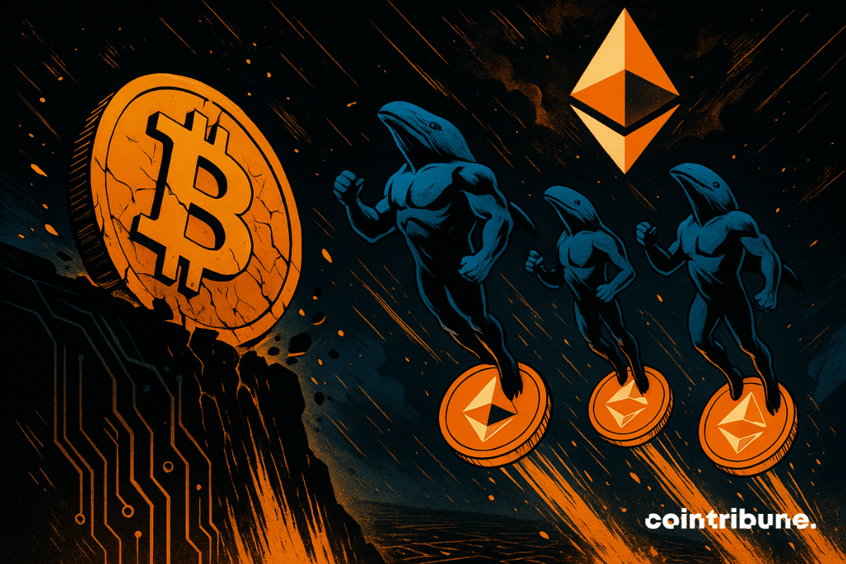 Bitcoin vacillates under $ 111,000 while whales bet everything on Ether!