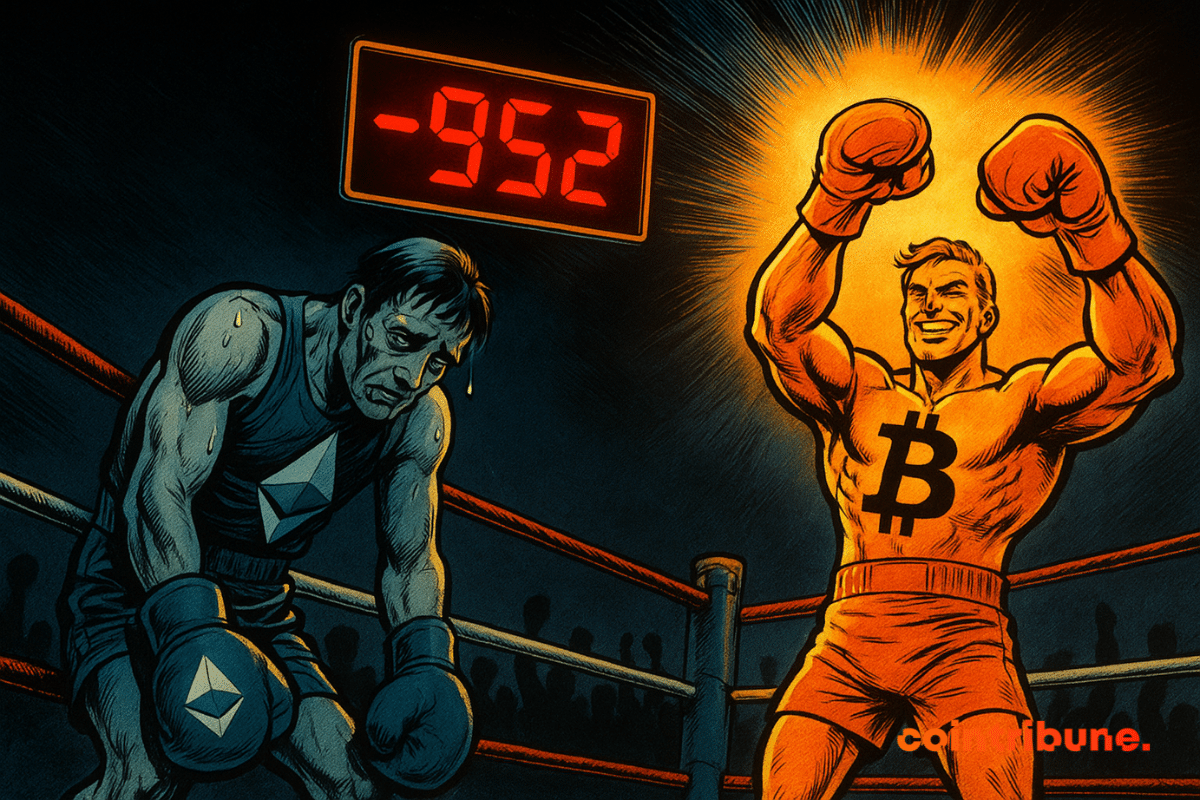 ETHERs undergo $ 952 million in withdrawals, while Bitcoin funds appeal to investors