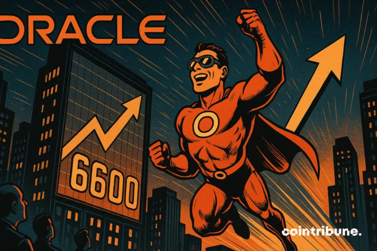 The S&P 500 reaches a historic record, Oracle benefits