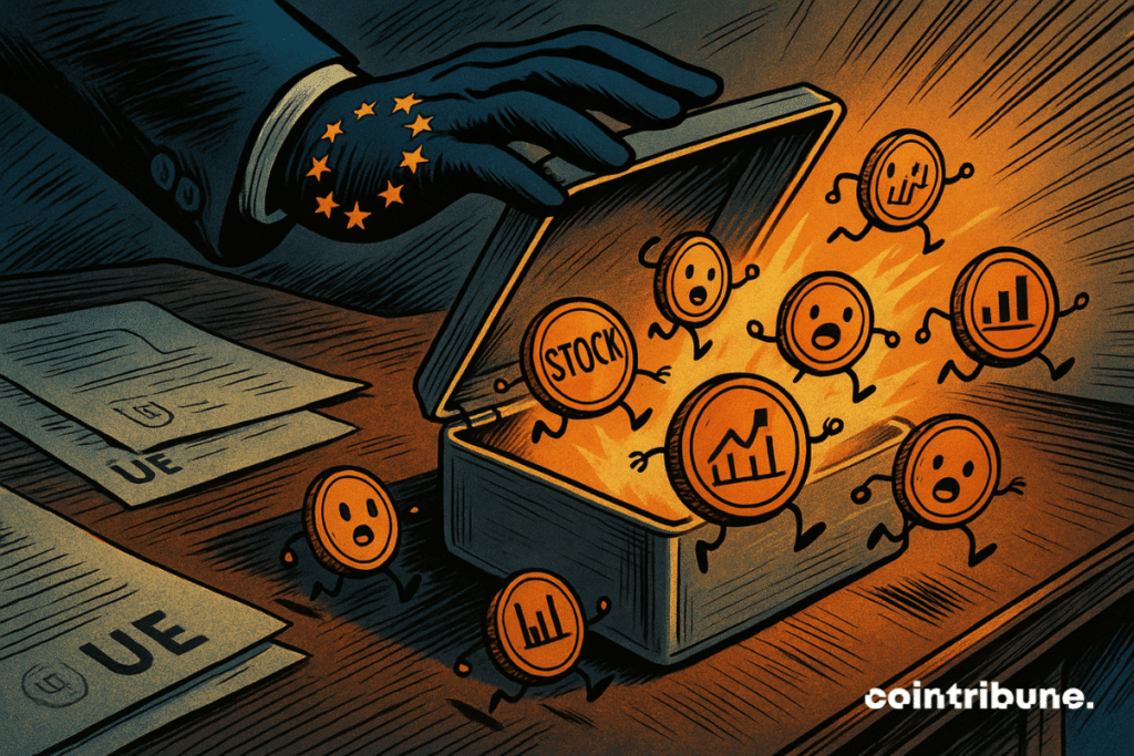 Panic crypto active ingredients escaping from a box under European control