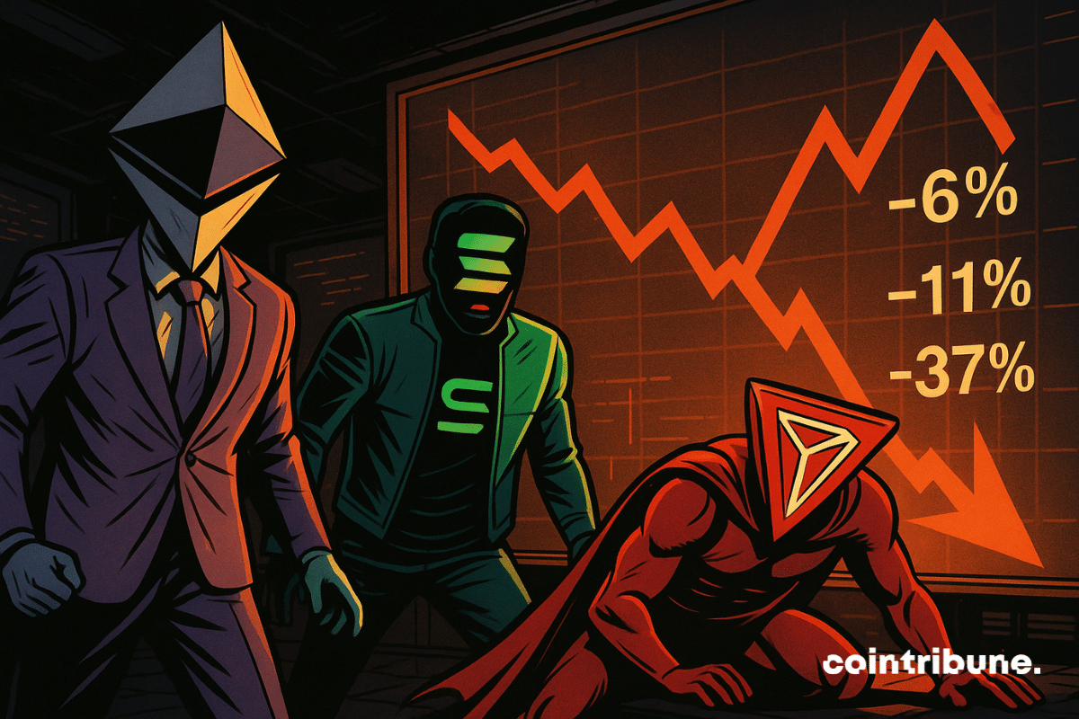 Blockchains revenues down 16 % in September according to Vaneck