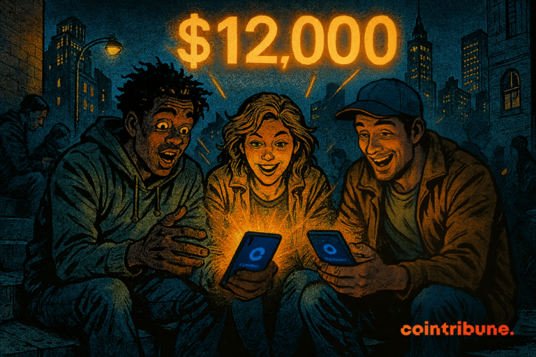 Coinbase offers 12,000 dollars in crypto to 160 young people in precarious situations!