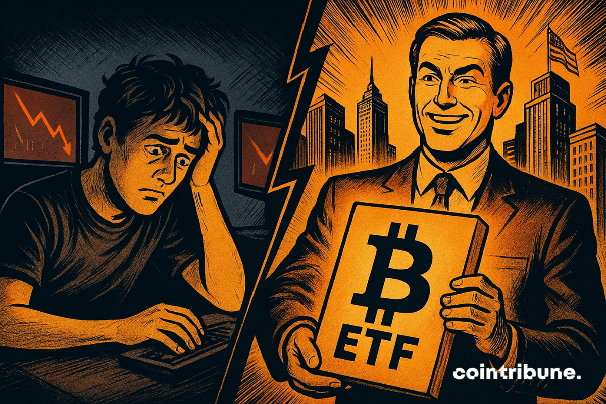 The crypto spot trading backs while the Bitcoin ETF explodes under the effect of institutional flows