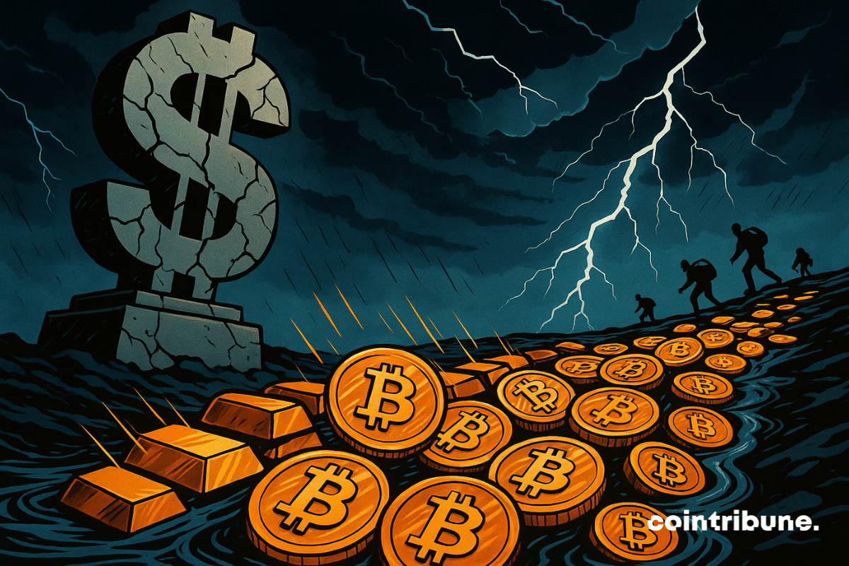 Faced with global uncertainty, gold and bitcoin become essential