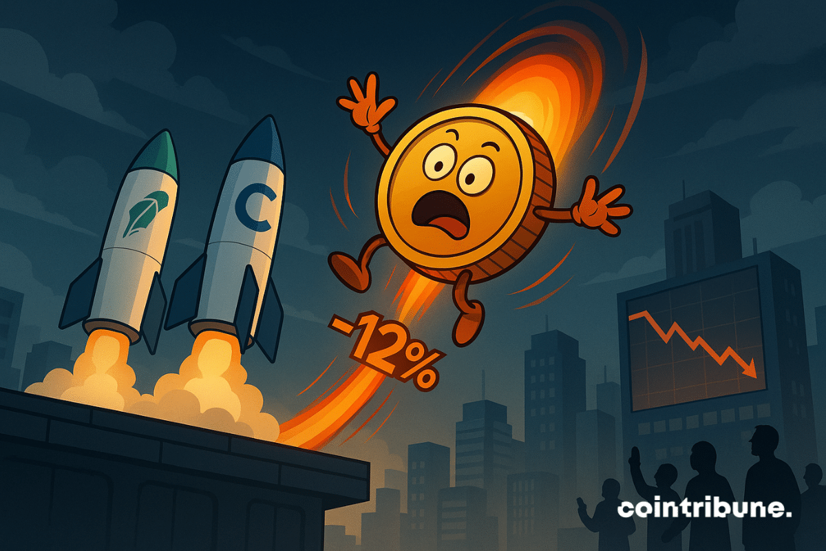 Crypto: BNB falls despite its listing on Robinhood and Coinbase