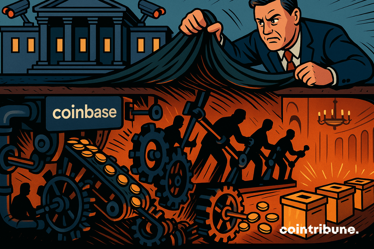 Coinbase defends its donation to the White House after accusations from a US senator