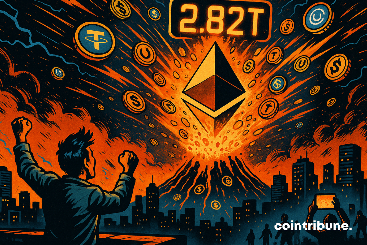 Ethereum sets record with $2.8 trillion in stablecoin volume in October