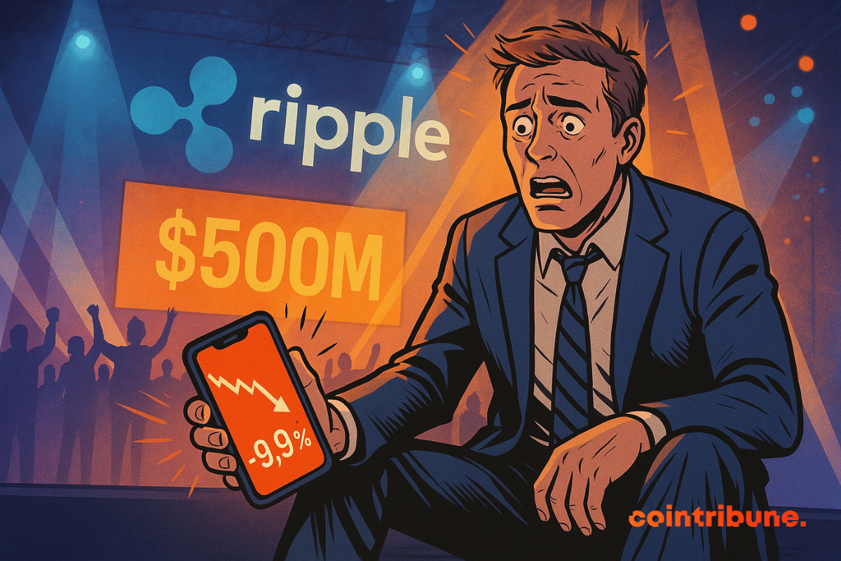 XRP falls 9% despite major announcements from Ripple