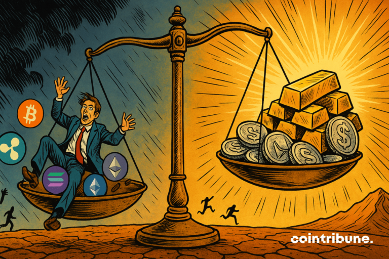 Why are Bitcoin, XRP, Solana and Ether falling while gold and silver are soaring?