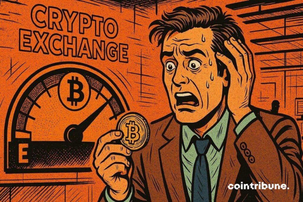 A bitcoin investor facing an extremely low fear index.