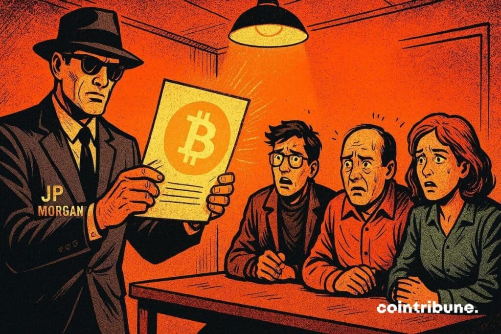 JPMorgan revealing to investors who is responsible for the fall of bitcoin.