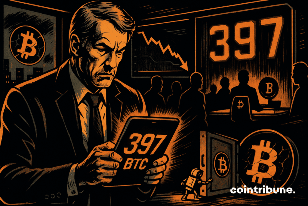 Worried Saylor Holds 397 BTC, Bitcoin Chaos in Background