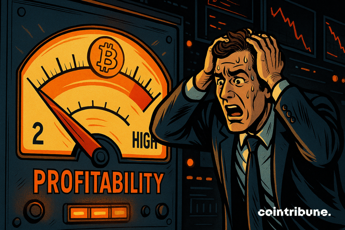 Bitcoin profitability indicator hits lowest level since 2023