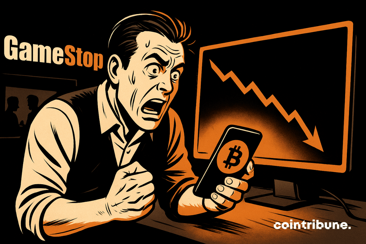 Bitcoin's fall causes GameStop stock to stall
