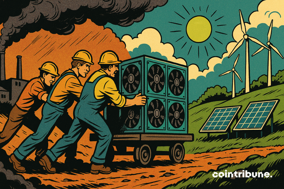 Bitcoin mining companies are turning to green energy to save their margins