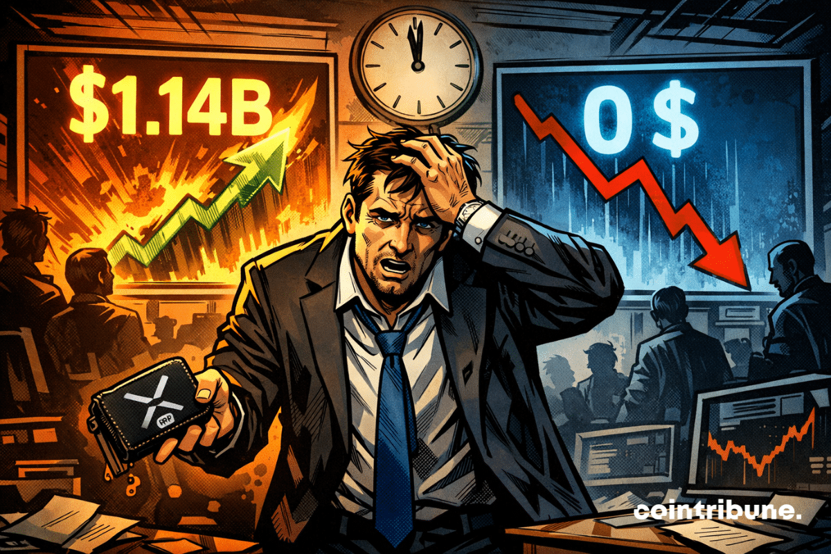 After 30 positive days, the XRP ETF stops capital inflows