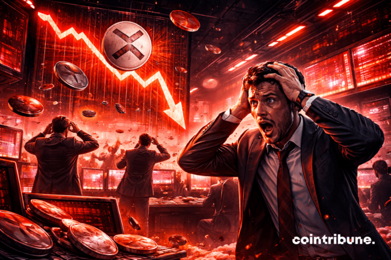 Crypto: XRP falls suddenly… selling pressure returns in force!