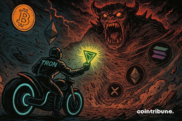 TRON resists crypto market downtrend
