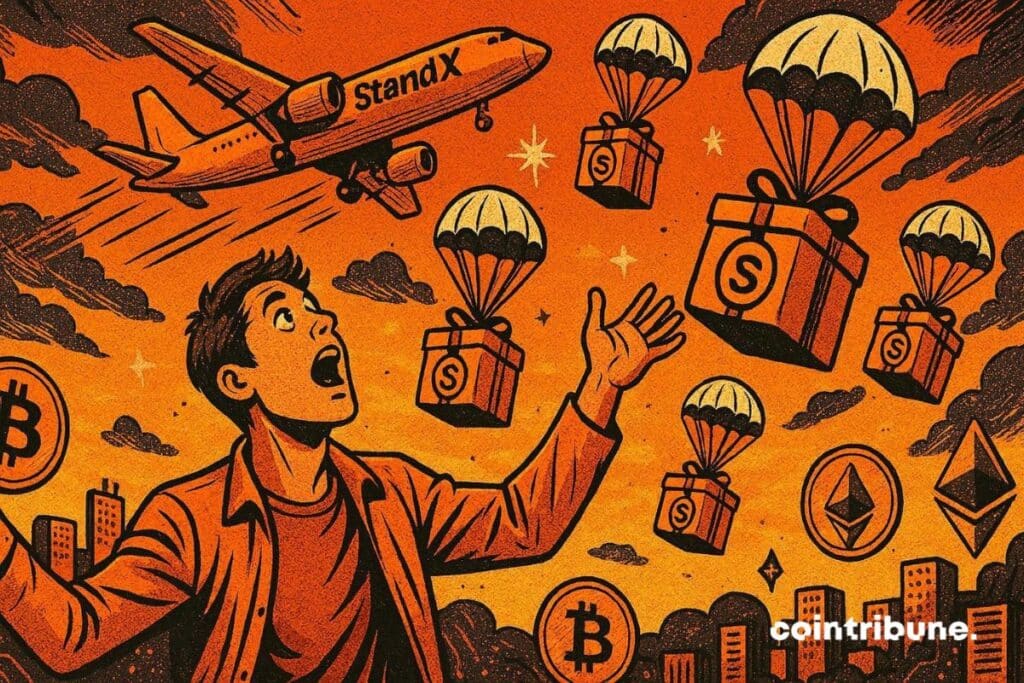 A crypto investor trying to AirDrop from StandX.
