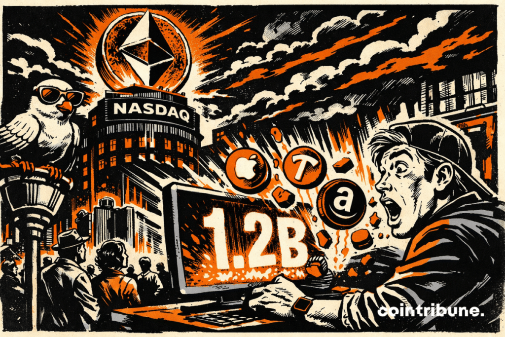 Crypto explosion: Nasdaq tokenized, 1.2B appears, stunned crowd