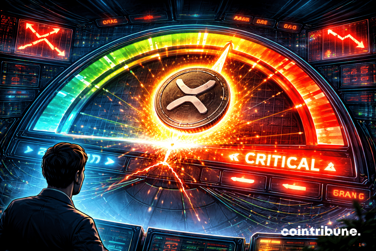 Crypto: XRP enters a critical zone as long-term support has just given way!