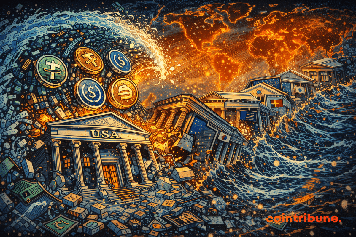 The adoption of stablecoins could empty the coffers of US banks