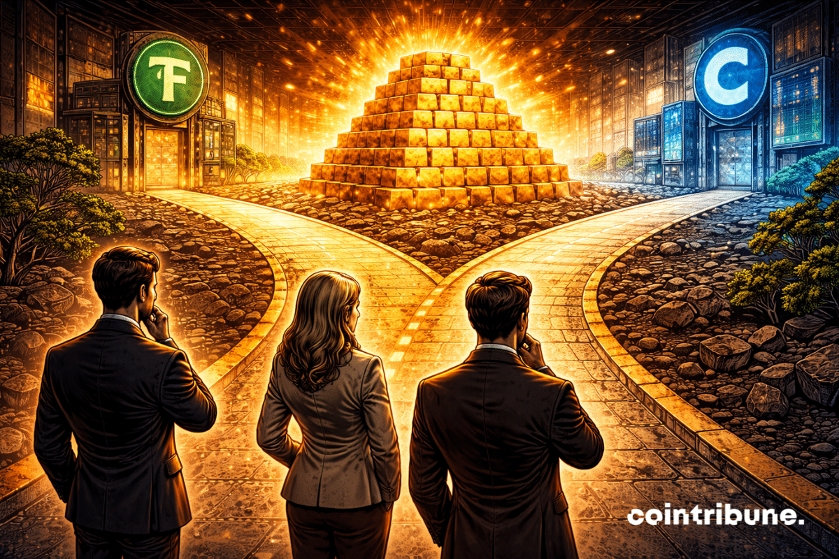 Gold hits a historic high: Tether and Coinbase opt for two different visions!